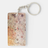 ピリレイは古代地図史の謎のヴィンテージ·アンタ キーホルダー (裏面)