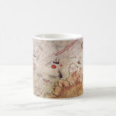 ピリレイは古代地図史の謎のヴィンテージ·アンタ コーヒーマグカップ (中央)