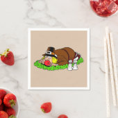 ピルおもしろいグリム写真 スタンダードカクテルナプキン (インサイチュ)