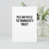 ピルとスキル – 薬剤師のツールキット サンキューカード (スタンド正面)