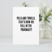 ピルとスリル、それが私たち転がの腕の方法である サンキューカード (スタンド正面)