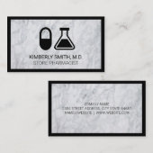 ピルアンドビーカー |薬剤師 名刺 (正面/裏面)