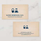 ピルアンドビーカー |製薬 予約カード (正面/裏面)