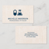 ピルアンドビーカー |製薬 名刺 (正面/裏面)