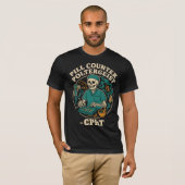 ピルカウンタポルターガイスト CPhT薬局ハロウィン Tシャツ (正面フル)