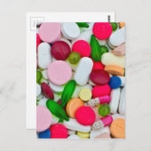 ピルカラフル製カスタム品 ポストカード (正面/裏面)