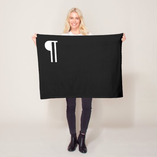 ピルクロウの段落記号 フリースブランケット (インサイチュ)