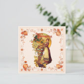 ピルグリムガールサンクスギビング 招待状 (スタンド正面)