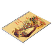 ピルグリムガールビクトリアンスタイルカスタム ノートブック (左側)