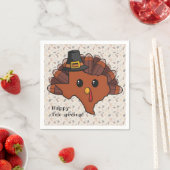 ピルグリムテキサス州トルコ スタンダードカクテルナプキン (インサイチュ)