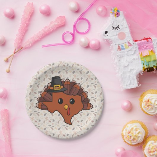 ピルグリムテキサス州トルコ ペーパープレート (パーティー)