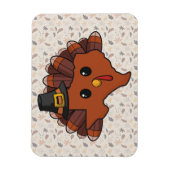 ピルグリムテキサス州トルコ マグネット (縦)