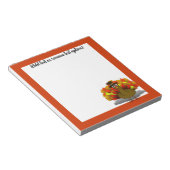 ピルグリムトルコ感謝祭 ノートパッド (アングル)