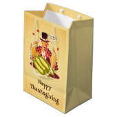 ピルグリムトルコ抱き枕 ミディアムペーパーバッグ (裏面アングル)