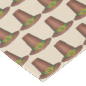 ピルグリムピュリタンハットハッピーサンクスギビング秋秋 テーブルクロス (アングル)