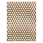 ピルグリムピュリタンハットハッピーサンクスギビング秋秋 テーブルクロス (正面)