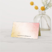 ピルグリムボーイサンクスギビング座席表 プレイスカード (裏面)