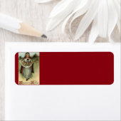 ピルグリムヴィンテージ感謝祭差出人住所ラベル ラベル (インサイチュ)