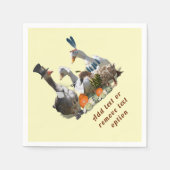 ピルグリム&インディアンダックスサンクスギビング スタンダードカクテルナプキン (正面)