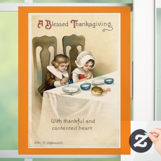 ピルグリム・チ祈ルドレンズ・ウィンドウがしがみつく ウィンドウサイン (ホーム)