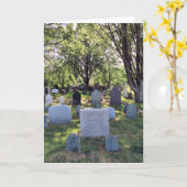 ピルグリム・ハウランド一家の記憶に カード (黄色い花)