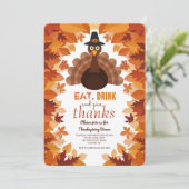 ピルグリム ハット 感謝祭 夕食 招待状 (スタンド正面)