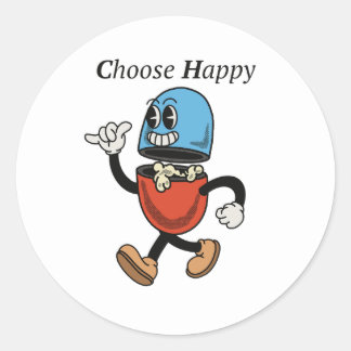 ピルグルーヴィで幸せを選択キャラクターデザイン ラウンドシール