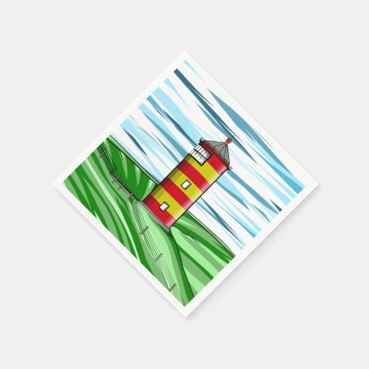 ピルサムライトハウスピルスマーロイクトゥルム スタンダードカクテルナプキン (角)