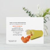 ピルボトル薬剤師卒業招待状 招待状 (スタンド正面)