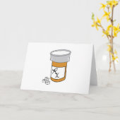 ピルボトル カード (黄色い花)