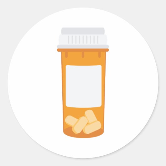 ピルボトル ラウンドシール (正面)