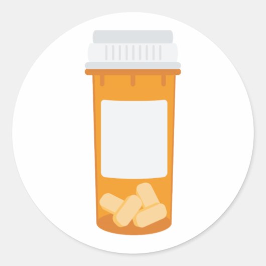 ピルボトル ラウンドシール (正面)