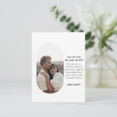 ピルモダン予測できなフォト保存日付MCMスタイル ポストカード (スタンド正面)