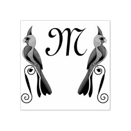 ピルロキシアかわいらし（鳥）ショウジョウコウカンチョウファミリーバード ラバースタンプ