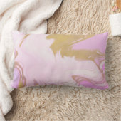 ピルンクグリッター抽象芸術腰枕 ランバークッション (ブランケット)