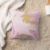 ピルンクグリッター抽象芸術 クッション (ブランケット)