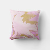 ピルンクグリッター抽象芸術 クッション (正面)