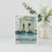 ピルーウスタワー – アイコニックランドマークモンペリエ ポストカード (スタンド正面)