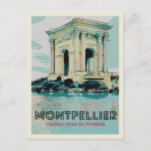 ピルーウスタワー – アイコニックランドマークモンペリエ ポストカード (正面)