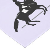 ピルーエットをエレガント演じるドレッセージライダー ショートテーブルランナー (コーナー)