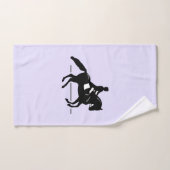 ピルーエットをエレガント演じるドレッセージライダー バスタオルセット (ハンドタオル)