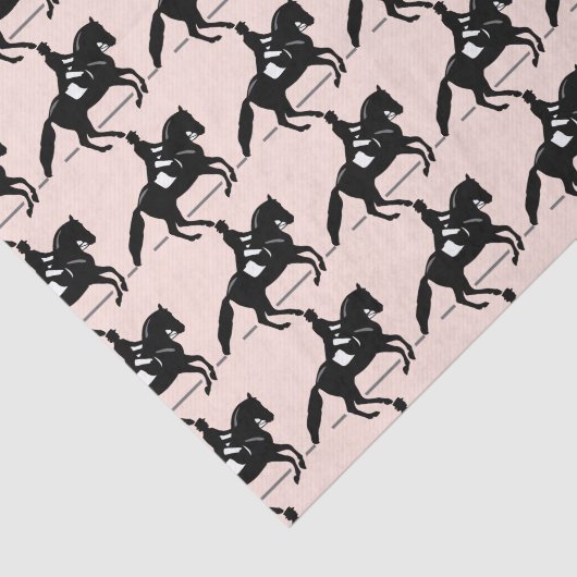 ピルーエットをエレガント演じるドレッセージライダー 薄葉紙 (詳細)