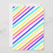 ピルーエットキュート体操ジャンプ&遊誕生日 招待状 (裏面)