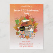 ピルーナ7-5-3祝パーティー ポストカード (正面)