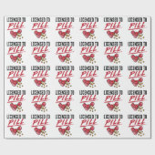 ピル薬剤師の卒業の許可 ラッピングペーパー (フラット)