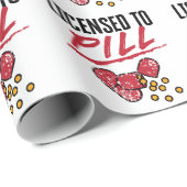 ピル薬剤師の卒業の許可 ラッピングペーパー (ロールコーナー)