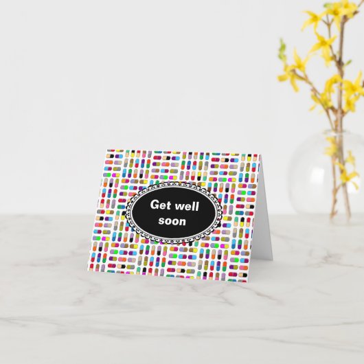 ピル カード (黄色い花)