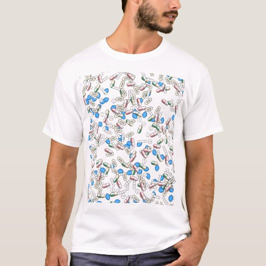ピル スプリンクル パターン Tシャツ (正面)