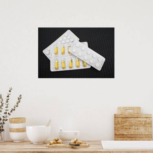 ピル ポスター (キッチン)