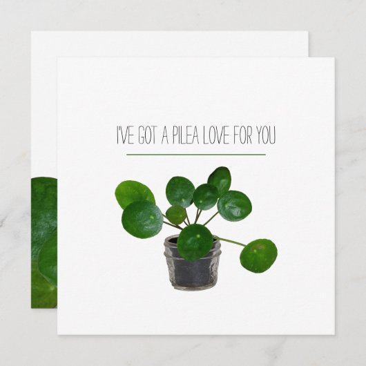 ピレアスイートプラントプンヴァレンタイン シーズンカード (正面/裏面)